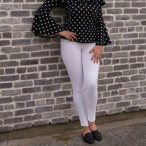 White Skinny Pants for Tall Women